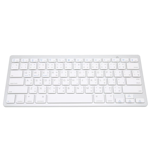 Teclado tailandés, teclado inalámbrico inglés Teclado tailandés inglés Teclado portátil fiel a su promesa