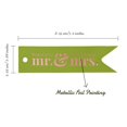thumbnail image 5 of Inkdotpot Thank You From The New Wedding Bottle Tag Real Rose Gold Foil Favor Hang Tags Pack Of 100, 5 of 6