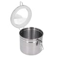 thumbnail image 3 of Coffee Container, Stainless Steel Coffee Container Sealed Storage Jar Airtight Canister with Locking Clamp for Kitchen Counter Sugar Caddy Tea Bean, 3 of 7