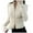 Beige, variant on Cute Sweater Women Solid Double Zip Up Ribbed Knitted Stand Collar Tight Stretch Slim 2025 Fall Outfits