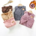 thumbnail image 3 of 0-10T Boy Girl Fleece Vest Coat Kids Zip Up Sleeveless Winter Warm Outwear Cardigan Jackets Waistcoat, 3 of 3
