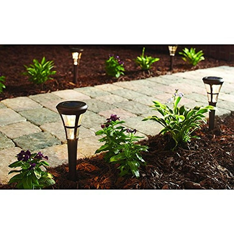 Hampton bay solar lights mediterranean bronze deals