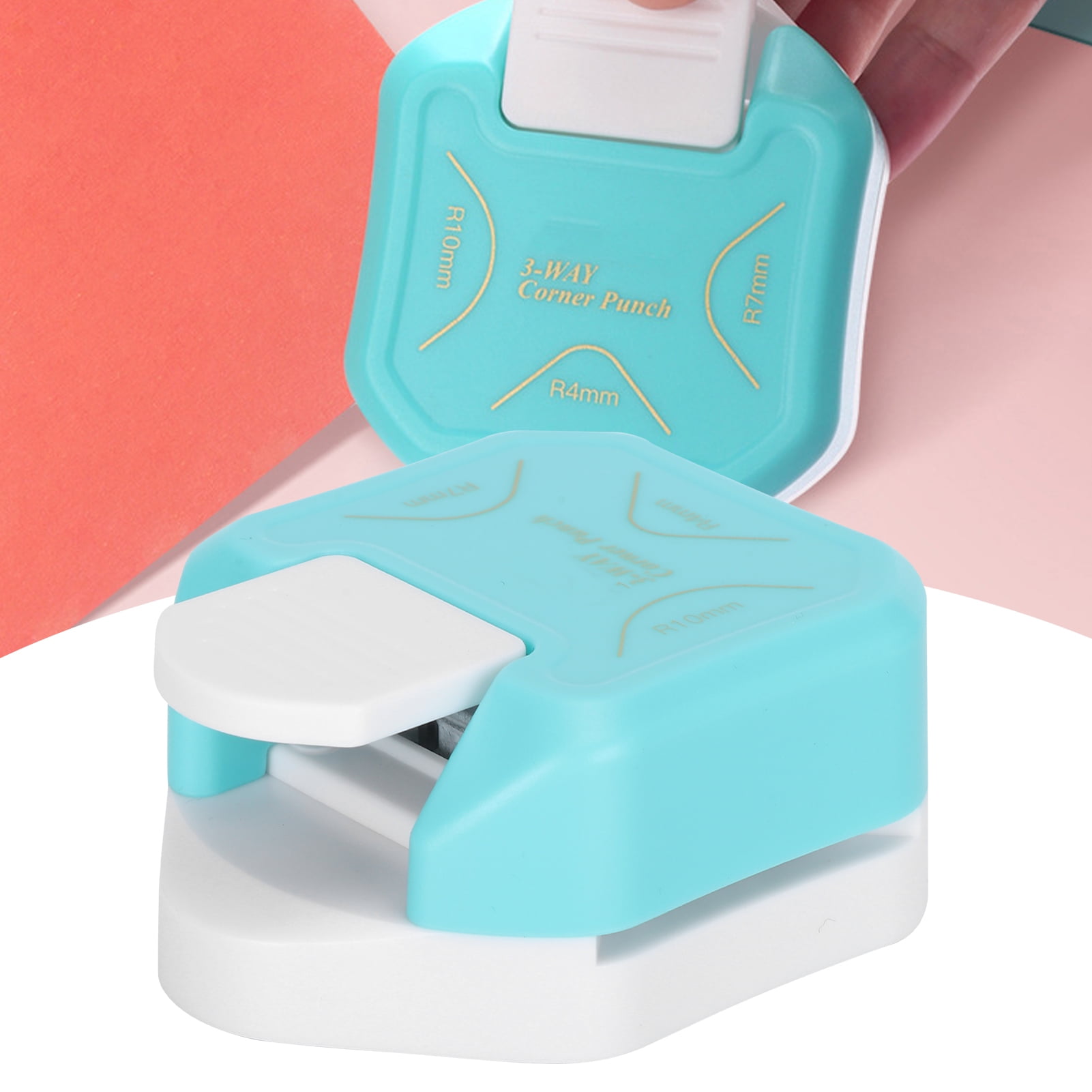 Zerodis 3in1 Portable Corner Rounder Paper Round Corner Edges Punch