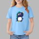 thumbnail image 1 of Blusas y camisas de manga corta con cuello redondo para niños Camiseta de verano de manga corta estampada para niñas Jersey elegante de cuello redondo para niñas Top de algodón para niños, 1 of 6