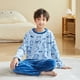 thumbnail image 1 of Ropa para niños, pijamas para niños y niñas, pijamas de felpa con dibujos de dinosaurios para bebés, ropa de dormir cálida de Navidad, ropa de noche para adolescentes de invierno, 1 of 4