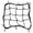 Black, variant on YAHHU Cargo Net Nylon Tough Elastic Luggage Net with Hooks for Road Mountain Bicycles Motorcycles Electric Vehicles Blue 11.8 inches / 30 cm