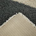 thumbnail image 5 of Balta  Levine Modern Geometric Shag Area Rug Navy 5'3" x 7' 5' x 8' Indoor, Shag Navy, Sage, Grey Rectangle, 5 of 5