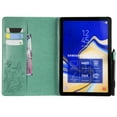 thumbnail image 4 of Galaxy Tab S4 10.5-inch 2018 SM-T830/T835 Case,Allytech Embossed with Butterfly Series Folio Stand Wallet Case with Cards/Cash Holder for Samsung Galaxy Tab S4 10.5-inch 2018 Release Tablet, Green, 4 of 7