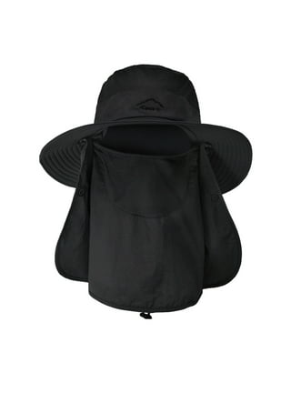 UV-Protection Hat Hiking Hat with Removable Mesh Face Neck Flap