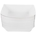 thumbnail image 1 of OULII 50 Pcs Conteneur Alimentaire en Papier Blanc pour Friture, Collations et Emballage à Emporter, 1 of 8