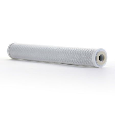 Hydronix CB-25-2005 Universal NSF Coconut Activated Carbon Block Water Filter, 2.5