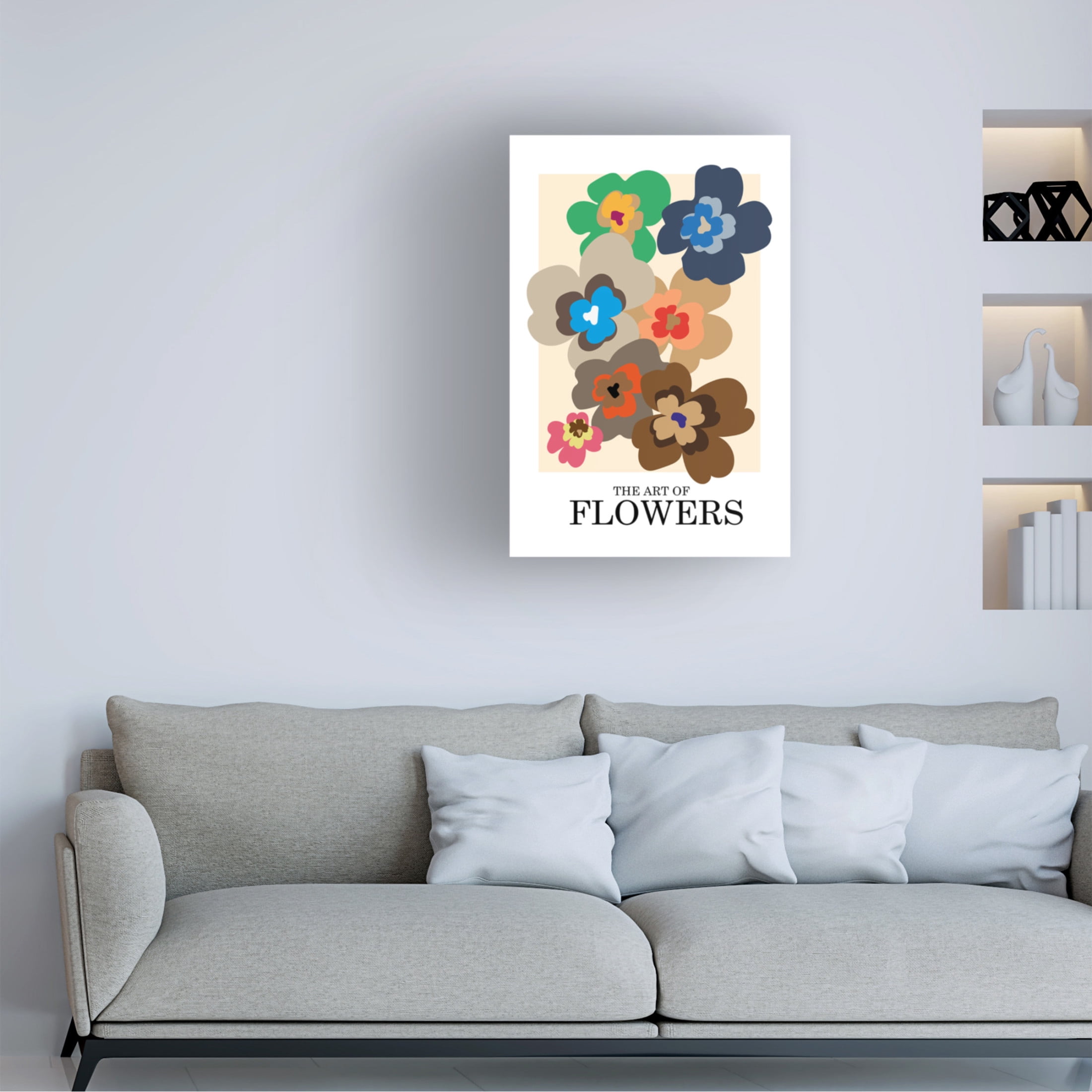 Trademark Fine Art Frances Collett The Art Of Flowers Pink Canvas Wall Art