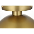 thumbnail image 6 of Living District Eclipse 10" Flush Mount Frosted White Shade In Satin Gold, 6 of 9