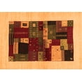 thumbnail image 1 of Ahgly Company Indoor Rectangle Abstract Orange Contemporary Area Rugs, 5' x 8', 1 of 1