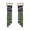 Blue & Green, variant on Red Glass and Cubic Zirconia Earrings in Rosetone