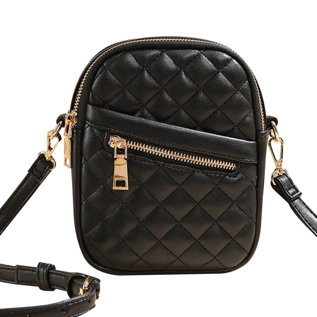 Bolso bandolera para mujer, bolso de hombro de piel para teléfono móvil, pequeño bolso cruzado con correa ajustable para el hombro, bolso para móvil, cartera para teléfono móvil, monedero