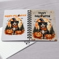 thumbnail image 4 of Happy Halloween Bernese Mountain Dog Witches Hat Pumpkin Carving Spiral Bound Journal Berner Lover Gifts 5x7in Spiral Notebook - 02019, 4 of 5