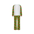 thumbnail image 4 of Conjuntos de pijamas navideños familiares a juego Grinch 2024, pijama de Grinch con parte superior y pantalones de pijama a cuadros, pijama de Grinch para niños y adultos para la familia, 4 Años, 4 of 4
