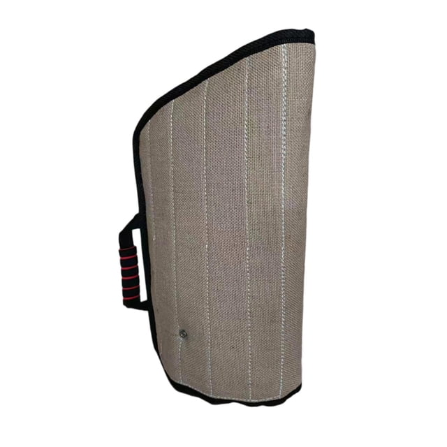 Manga de brazo para morder, protección de brazo profesional con mango lateral, manga de entrenamiento para perros jóvenes, perros pequeños, medianos y borde negro