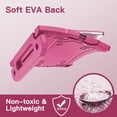 thumbnail image 4 of JETech Kids Case for iPad 10.2-Inch (9th/8th/7th Generation, 2021/2020/2019) with Built-in Screen Protector, Shockproof Full-Body Handle Stand Tablet Protective Cover (Plum), 4 of 7