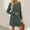 Army Green, variant on Ygbgbb Sweater Dress for Women Lightweight Spring Summer Dress Long Sleeve Crewneck Mini Dress Daily Casual & Work Dress Gray S