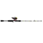 ProFISHiency Splat 4'6 Medium Action Spincast Combo with Fiberglass Rod and Micro Reel