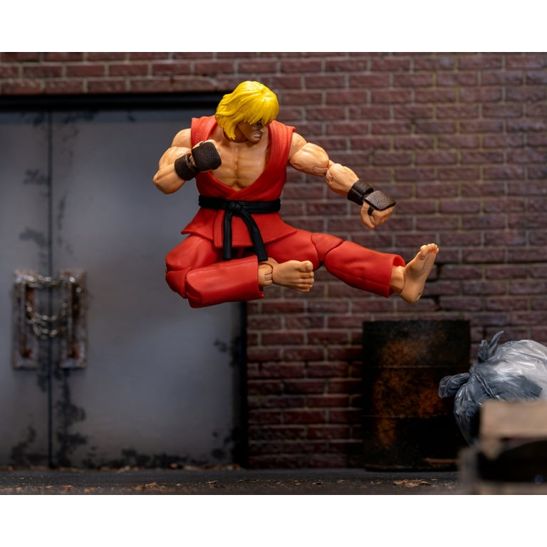 Jada Ultra Street Fighter II Ken Action Figure, 1:12 Scale