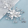 thumbnail image 4 of YSNOOWE Clip Decorativo Con Floral Y Plata Para Novias Y Eventos Sociales, 4 of 8
