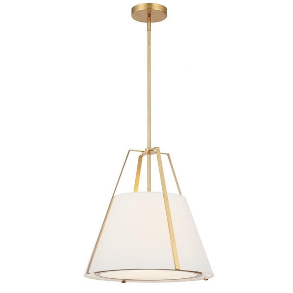 3 Light Pendant-Antique Gold Finish Bailey Street Home 49-Bel-4444200