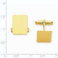 thumbnail image 2 of Beautiful 14K Men's Rectangular Cuff Links, 2 of 2