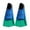Black_S, variant on NSESSHome Swim Training Fins Comfortable Silicone Lap Swimming Short Blade Floating Flippers Swim Fins for Adult Men Women Build Leg Strength