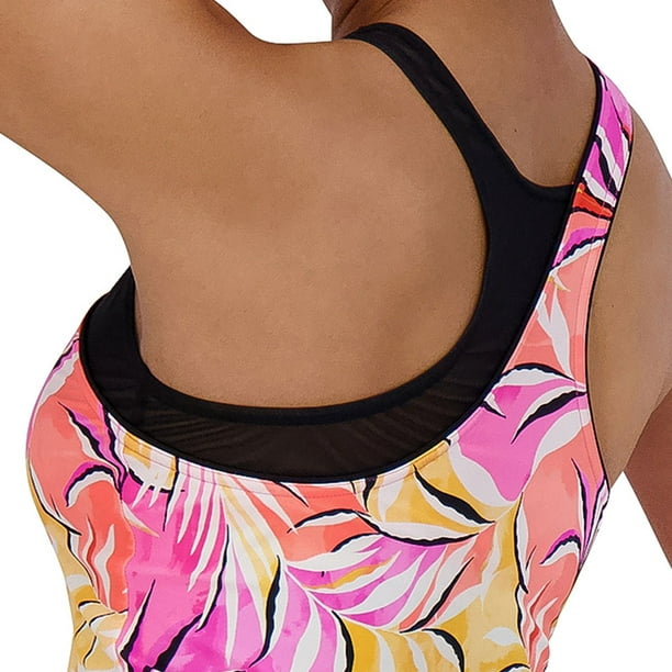 GLOWNY 水着 TANKINI SWIM SET UP Koh Samui Tankini Top by Bravissimo | Blue/White Print