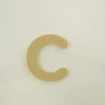 thumbnail image 3 of Package of 1, 16 Inch X 3/4" Thickness MDF Letter c in The Gotham Rounded Font, Thick, Lower Case for Art & Craft Project, Made in USA, 3 of 4