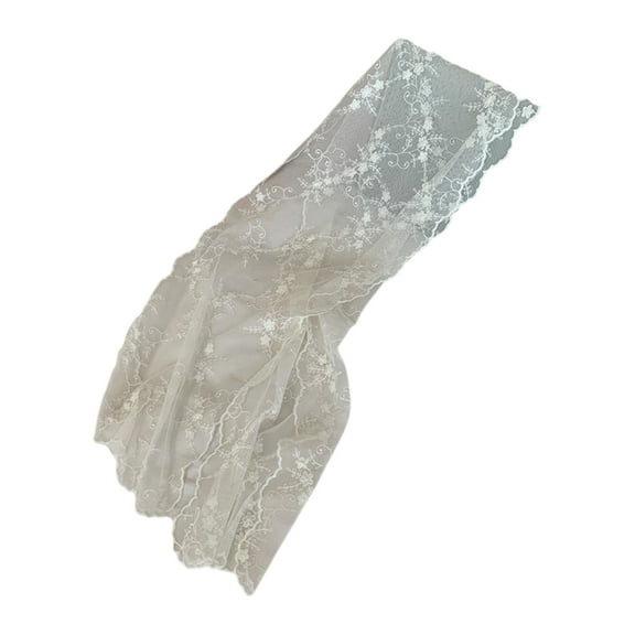 lanema Popular Spring Lace Scarf Long Neckwrap Embroidery Shawl For Female Various Outfit Waist Accessories For Formal Occasion