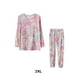 thumbnail image 4 of Guardurnaity Conjunto de sudadera clásica para informal o deportivo Conjunto de sudadera de manga larga transpirable y absorbente de sudor conjuntos de ropa rosa XL, 4 of 6