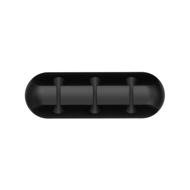 Bearachild Clips negros del sostenedor del cable del USB para la instalación fácil Diseñado Cable Management Cable Organizador Clips Winder Teléfono y Comunicación Negro 2#