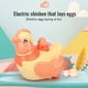 thumbnail image 3 of Juguete eléctrico para caminar, gallina, pato, huevos ponedores, con luces, sonido, música para niños, niñas, 3 of 7