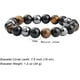 thumbnail image 2 of Pulsera de protección triple, trae suerte y prosperidad, pulsera de obsidiana, obsidiana negra brand modelStyleType, 2 of 2