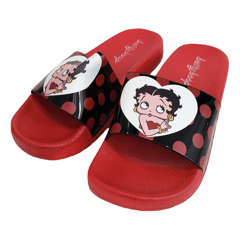 Betty boop online slippers walmart