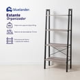 thumbnail image 3 of Librero Estante Organizador de 4 Niveles Bluelander, Estanteria de Escalera, Organizador, Café Claro, 3 of 5