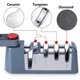 thumbnail image 5 of Afiladores De Cuchillos Manuales Plegables, Afilador De Cuchillos Profesional 4 En 1, Afiladores De Cuchillos Y Tijeras De Cocina Con Diamantes, Acero De Tungsteno, Cerámica Para, 5 of 5