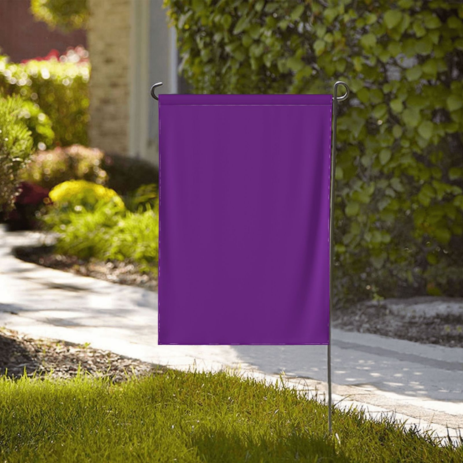 Sommer-Gartenflagge Doppelseitig – 30x45 Cm, Mit Wachpudel-Motiv & Text, Wetterfest, Für Zaun Oder Terrasse