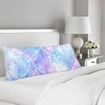 thumbnail image 2 of ABPHOTO Mermaid Galaxy Print Body Pillow Covers Pillowcase 20x60 inch Colorful Body Pillow Case Protector, 2 of 2