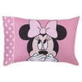thumbnail image 5 of Disney 4-Piece Minnie Mouse Blushing Minnie Toddler Blanket and Bedding Set, 5 of 7