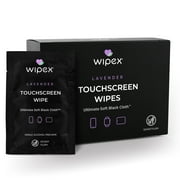 Wipex Touchscreen Cleaning Wipes Fitness Tech Devices Alcohol-Free, 24 Ct