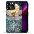 thumbnail image 2 of FKBRCL4U Compatible with iPhone 13 Pro Max Matte Case, Stained Glass Yellow Dragonfly Moon Pattern for Girl Full Body Design Soft Silicone Drop Shock Scratch Protection for iPhone 13 Pro Max, 2 of 7