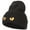 Black, variant on Cat Eyes Embroidered Long Beanie - Red OSFM