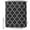 Black, variant on Small Stall Shower Curtain 36x72 Inch Narrow Half Size Black Morocco Bath Curtains Bathroom Decor, Boho Vintage Quatrefoil Geometric Plaid Waterproof Fabric Shower Curtain Set with Hooks 36 Inch