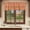 Red Orange, variant on Boho Orange Valances for Windows, Decorative Rod Pocket Window Valance Curtains, Country Style Bohemian Floral Retro Tribal Short Curtain Drapes for Kitchen/Living Room, 2 Panels, 60" W x 18" L