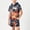#400-Gray, variant on Kids' Explosion Soccer Print Hooded Short Sleeve T-Shirt and Shorts Set for Summer Casual Wear Gray 14-15 Years Gifts for Father